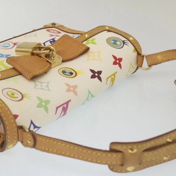 LOUIS VUITTON Monogram Pochette Eye Miss You Hand Bag White - Picture 7 of 16